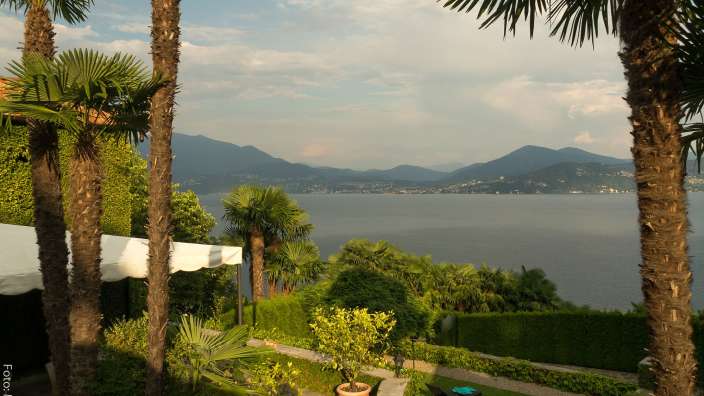 zu Gast in einer Villa bei Oggebbio