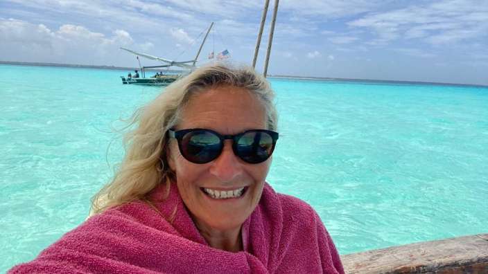 Kerstin Pesch auf Sansibar