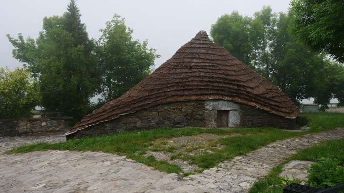 Pilgerort auf dem Weg nach Santiago