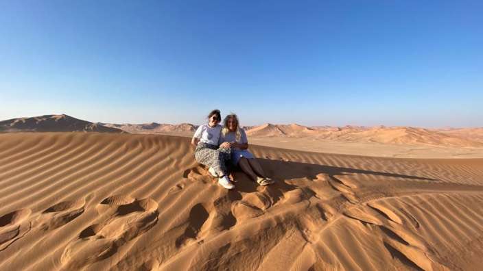 in der Rub Al Khali: Oman Dienstreise 2022