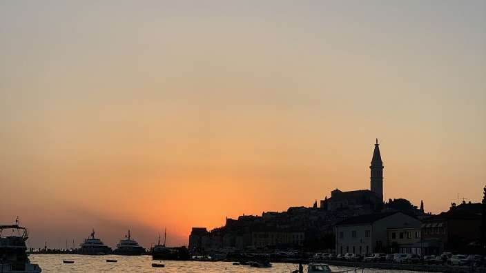 Sonnenuntergang bei Rovinj