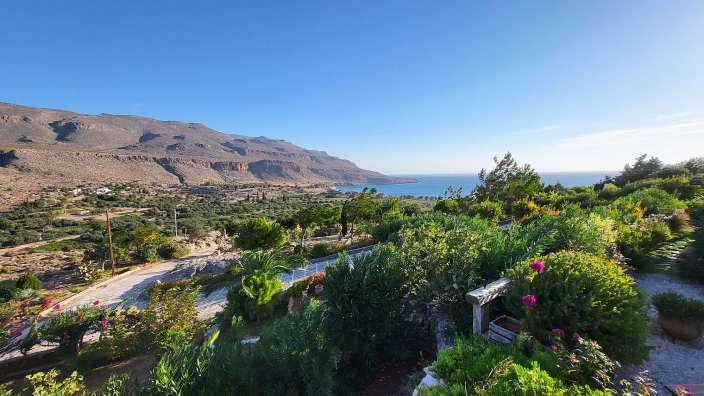 Blick aus der Unterkunft