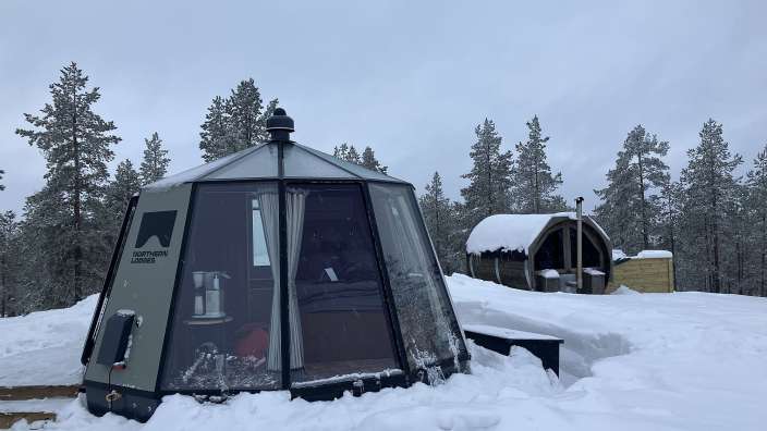 Iglu mit Sauna
