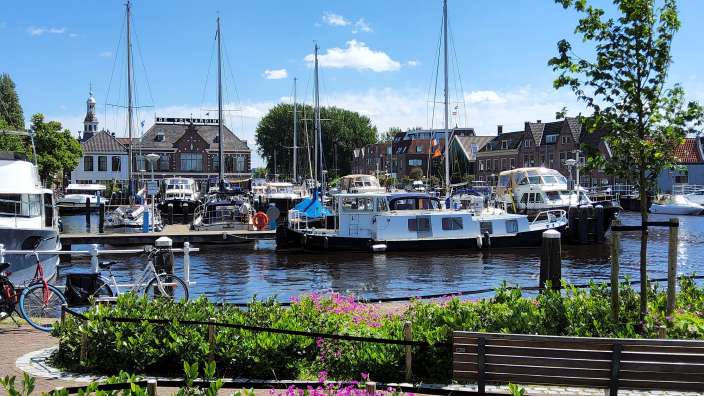 Yachthafen in Leiden