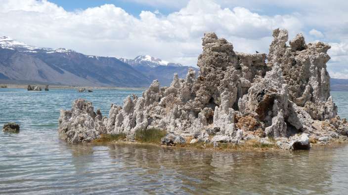 Mono Lake and Sierra Nevada Mountains