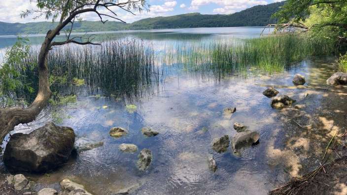 Mofette am Laacher See - prickelndes CO2 aus der Tiefe