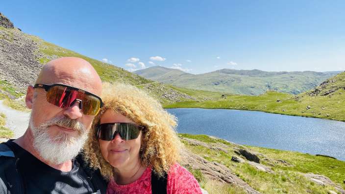 Hiking on the Miner`s Track