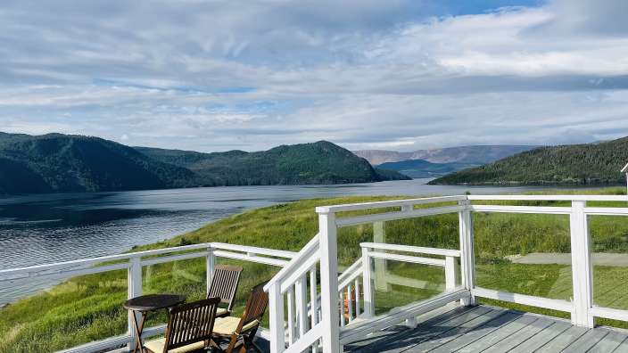 Terrasse  Neddies Harbour Inn