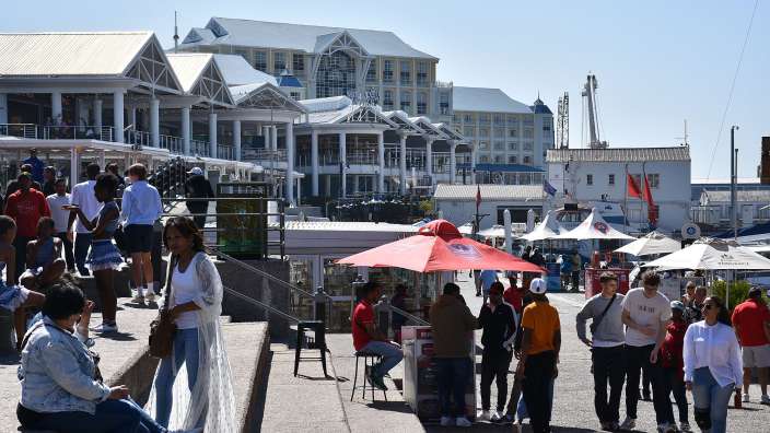 Lebendiges Kapstadt zum Abschluß der Reise