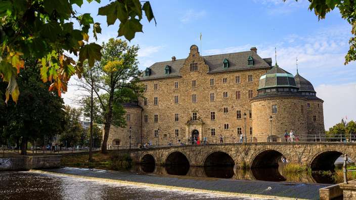Schloss in der Stadtmitte von Örebro, Schweden