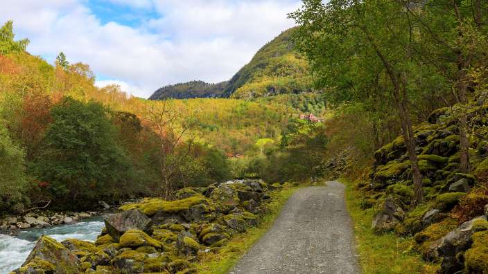 Der Herbst hält Einzug in Norwegen