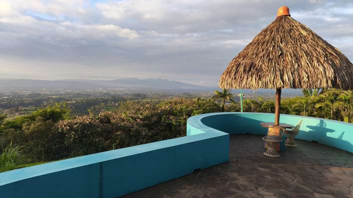 Xandari Lodge: Blick von unserer Terrasse 