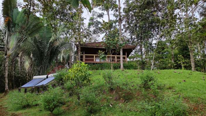 unsere Hütte in der Macaw Lodge