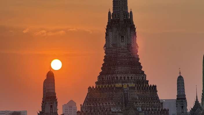Wat Arun vom Zimmer aus zu sehen