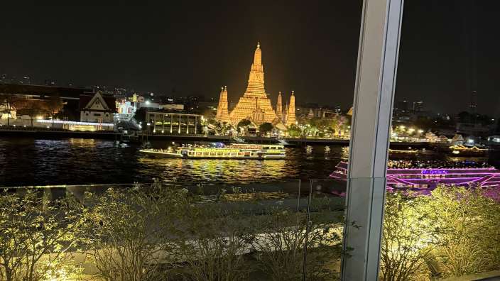 Blick von der Dachterrasse