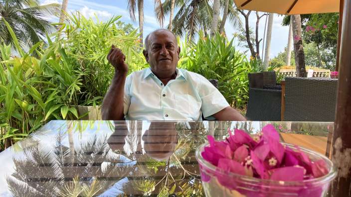 Sanath, unser sehr gut Deutsch sprechender Begleiter