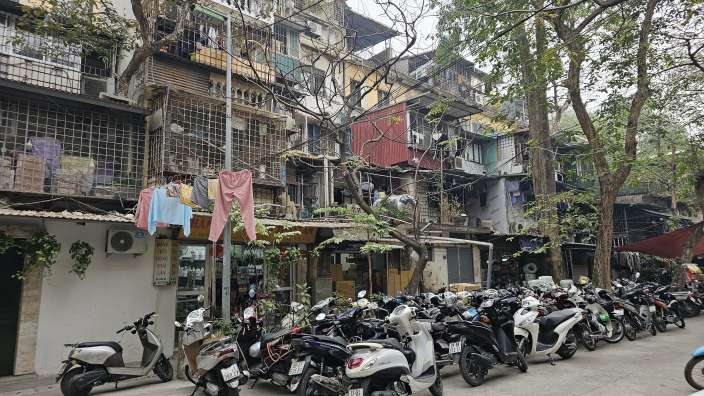 Wohnviertel in Hanoi