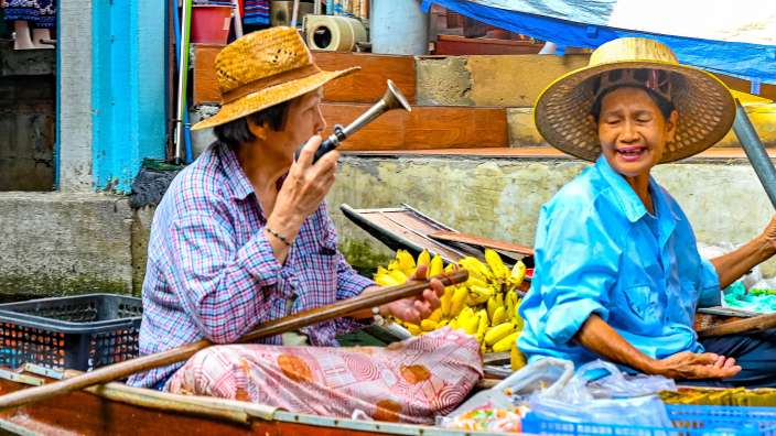Immer wieder schwimmende Märkte