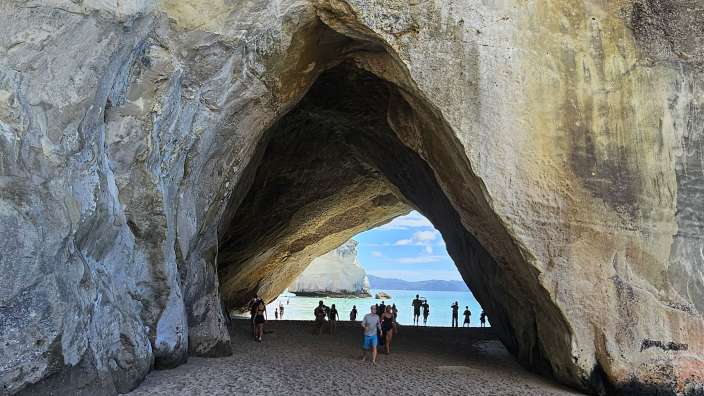 Cathedral Cove auf der Coromandel Halbinsel