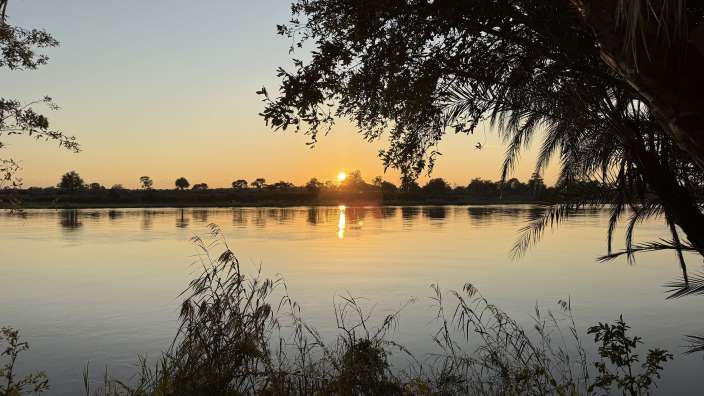 Am Okavango, Blick von der eigenen Terrasse