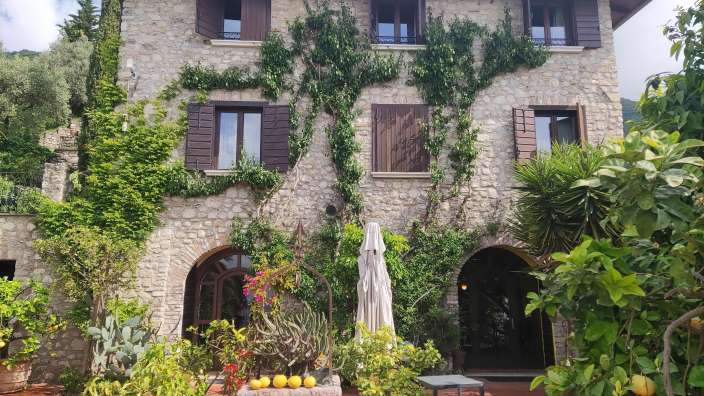 zu Gast in einer Villa über dem Gardasee
