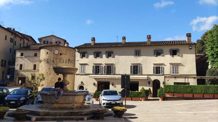 Zu Gast in einem Gasthaus in Cetona