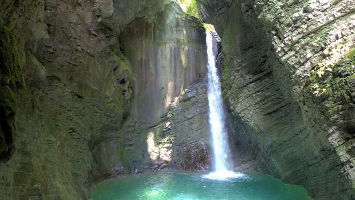 Kozjak Wasserfall