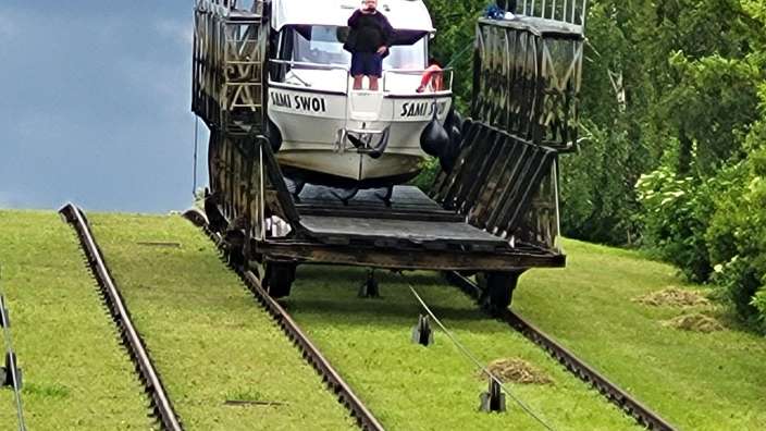 Elblag-Kanal Schiffsseilbahn