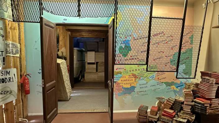 Barrikaden Museum Riga - Eiserne Vorhang