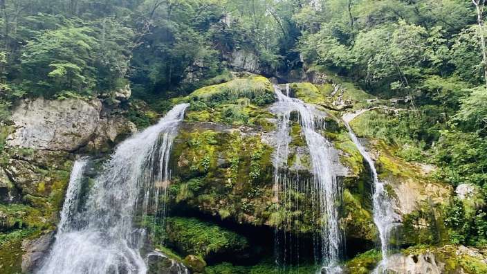 Wasserfall Virje Slowenien