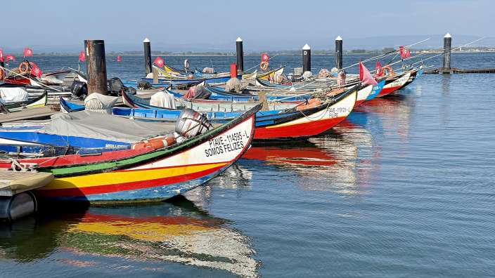 Fischerhafen in Torreira