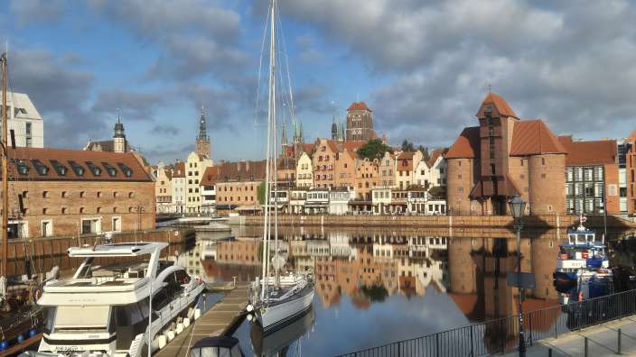 Danzig - Blick aus unserem Hotelzimmer