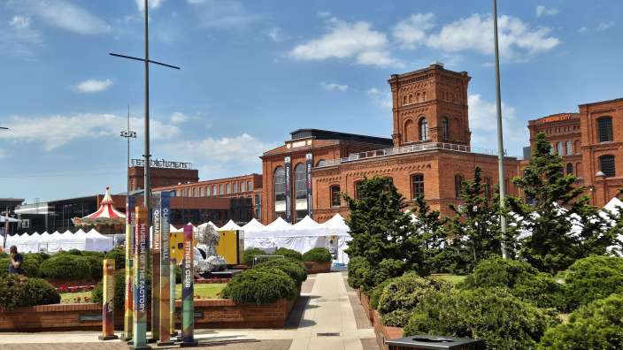 Lodz - ehemaliges Gelände einer Textilfabrik