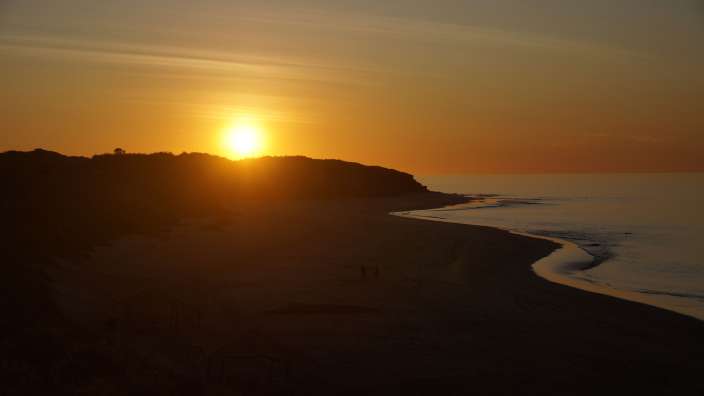 Sonnenuntergang am Strand