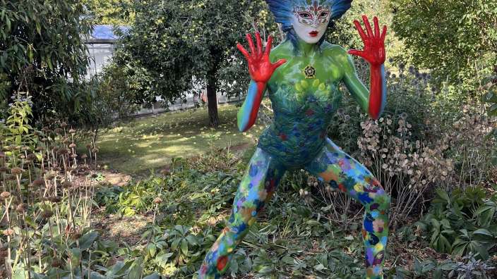 Ausstellung im Garten