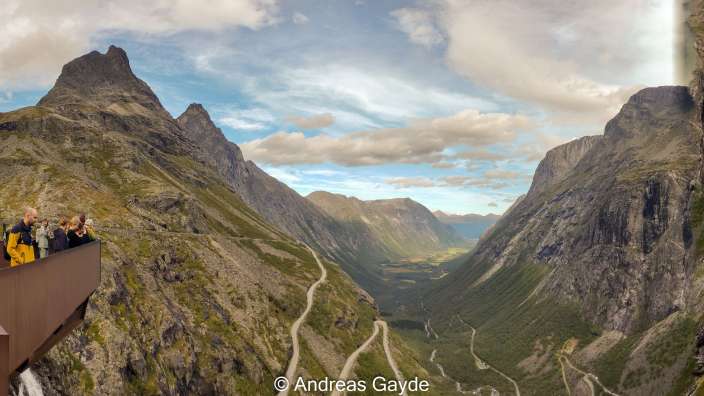 Trollstigen mit Aussichtsplattform