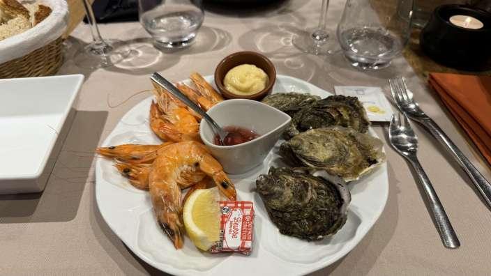 Vorspeise im Hotel in Sarzeau