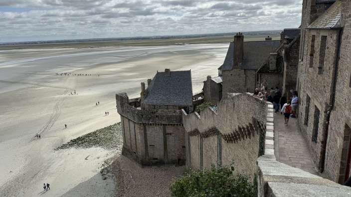 Blick vom Mont Saint Michel