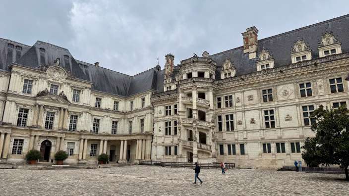 Der Innenhof des Château de Blois