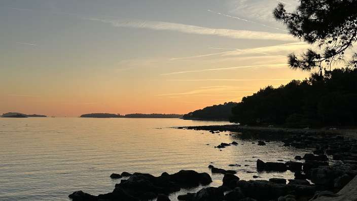 Sonnenuntergang bei Rovinj