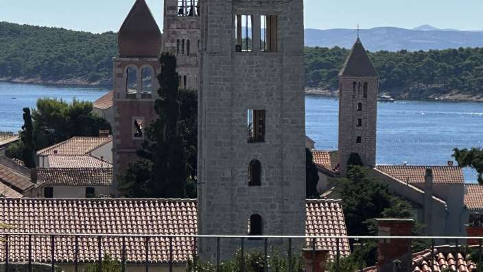 Das hübsche Städtchen Rab