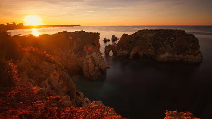 Ponta João de Arens direkt bei der Unterkunft in Portimão 