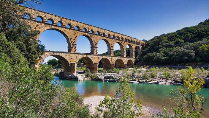 Pont du Gard in Okzitanien