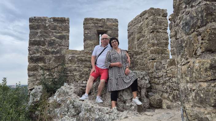 Obidos, auf der Stadtmauer
