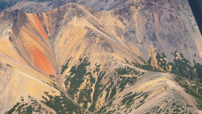 bunte Berge im Hinterland von BC