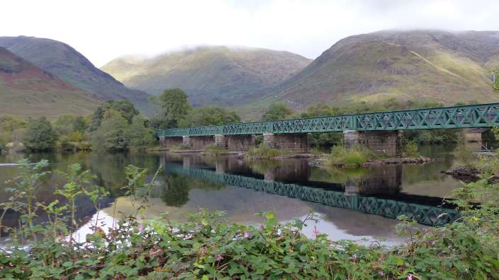 Brücke beim Kilchurn Castle