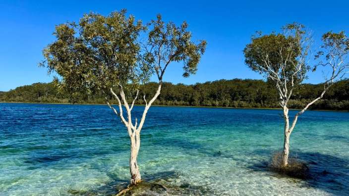 Lake McKenzie auf K´Gari (Fraser Island)
