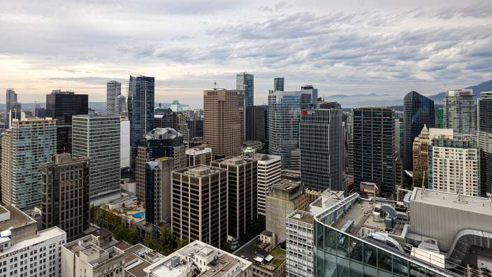Downtown Vancouver vom Lookout Tower