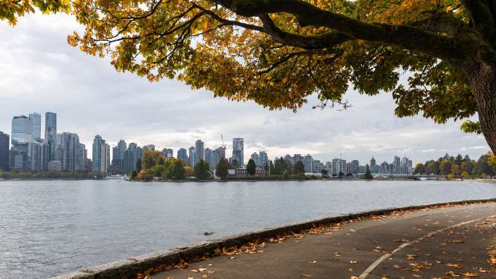 Blick auf Downtown Vancouver (vom Stanley Park)