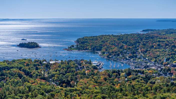 Camden ME vom Mount Battie